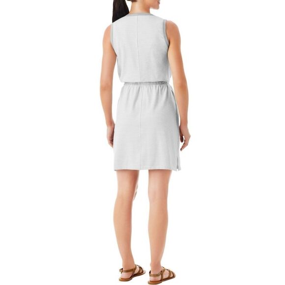 Member’s Mark Gray Striped Tank Dress Size Large NWOT 7 0476 - Picture 10 of 11